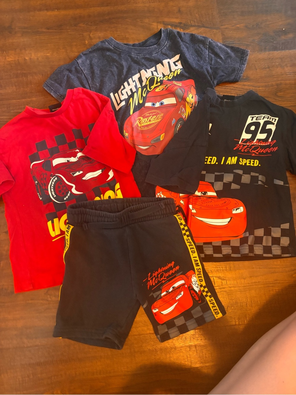 Disney Cars Lightning McQueen Kids Tee & Shorts Set